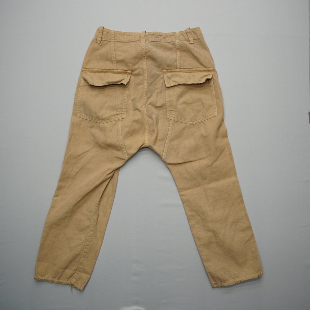 Nili Lotan Luna Pants Drop Crotch Linen Blend Trousers Size 0 - Picture 3 of 11